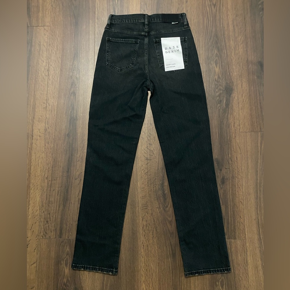 NWT Women’s Daze Black Smarty Pants High Rise Slim Jeans 25 - Picture 5 of 13